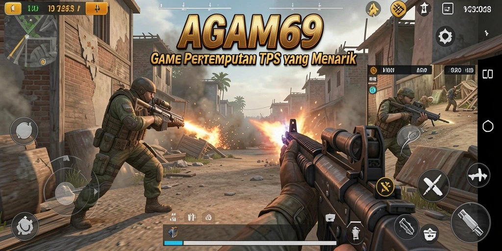 Tampilan gameplay AGAM69 yang seru dan penuh aksi di arena pertempuran.