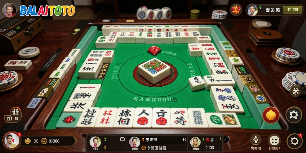 Screenshot BALAITOTO yang menunjukkan gameplay Mahjong yang seru.