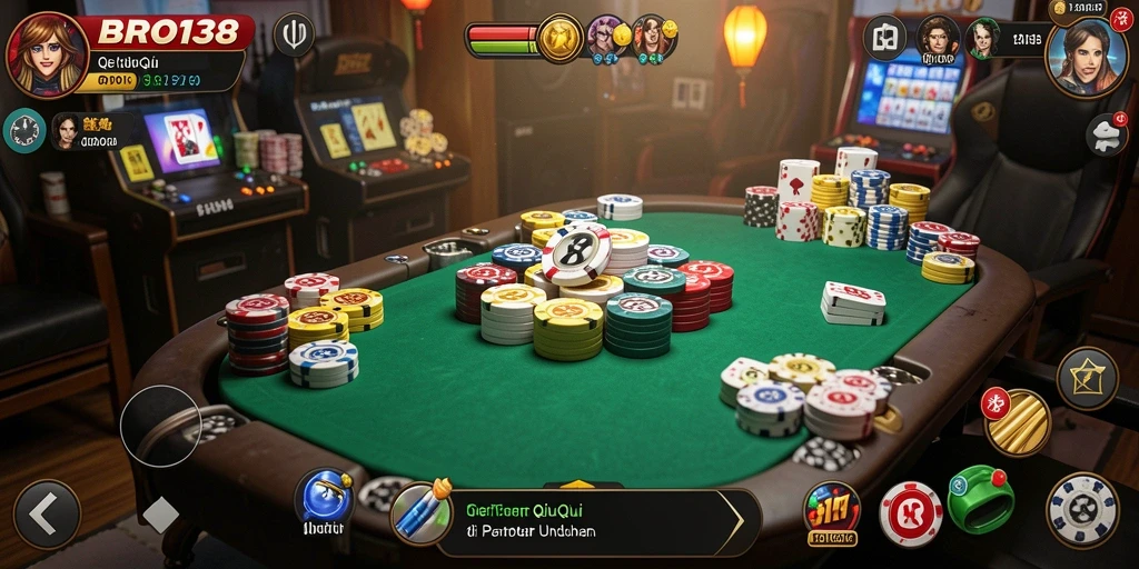 Tampilan gameplay seru dari BRO138 QiuQiu.