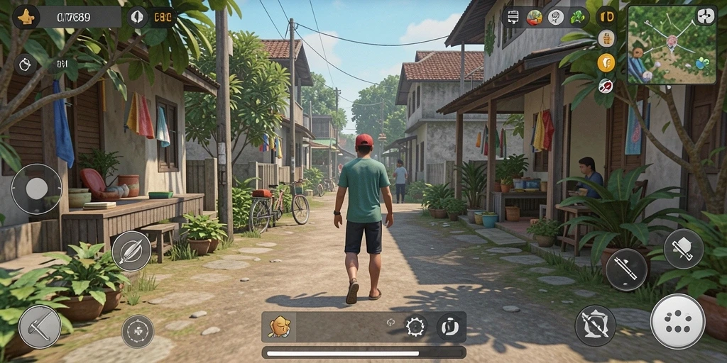 Tampilan gameplay C789 yang sangat realistis dan interaktif.