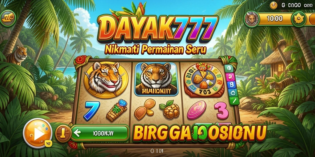 Tampilan gameplay Bingo yang seru di DAYAK777.