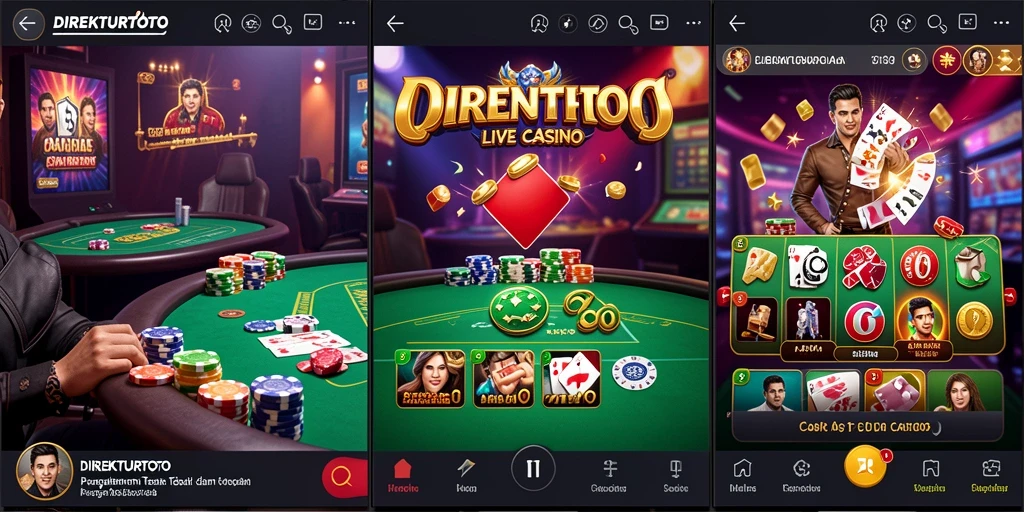Gameplay Live Casino yang menarik di DIREKTURTOTO.