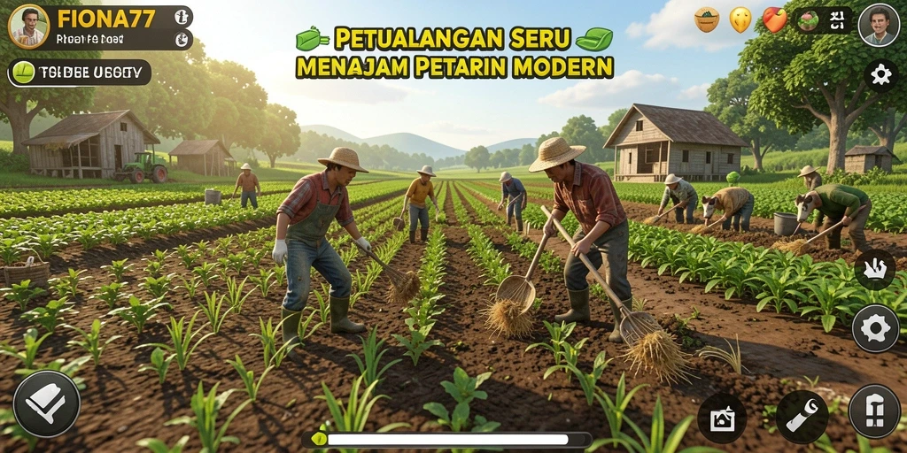 Tampilan menarik dari gameplay FIONA77 yang mengasyikkan.
