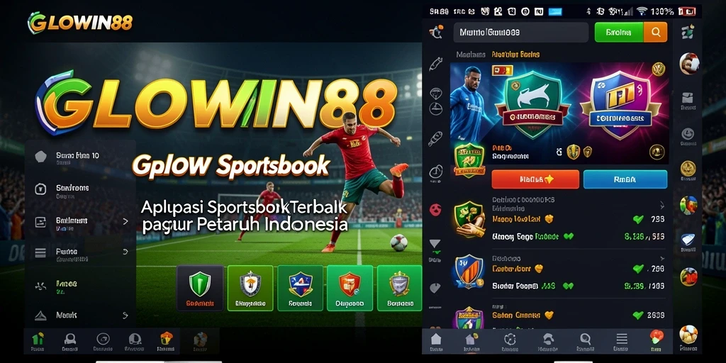 Tampilan gameplay Sportsbook GLOWIN88 yang menarik dan mudah digunakan.