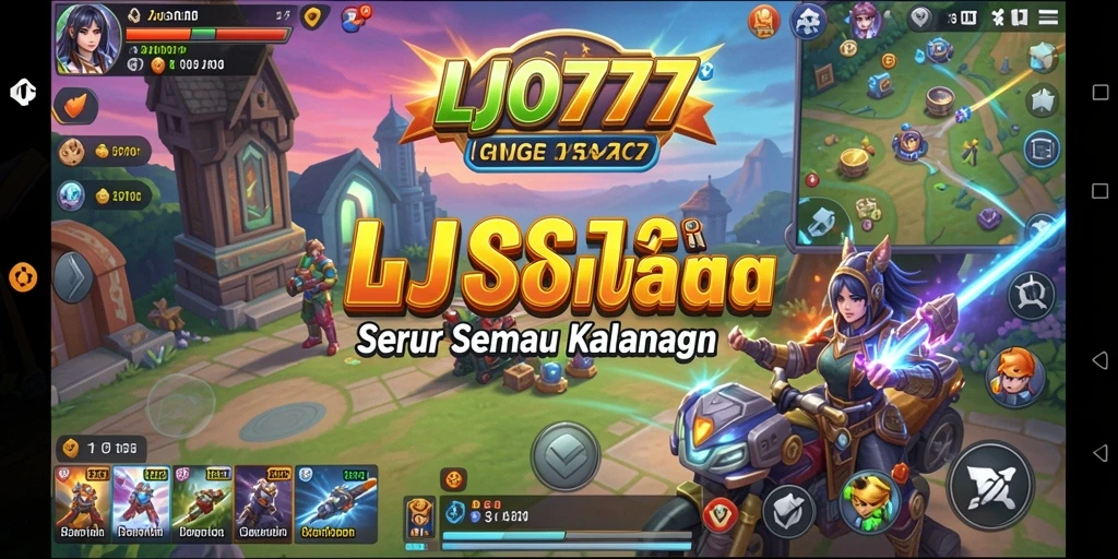 Tampilan gameplay seru dan interaksi dalam LJO777.