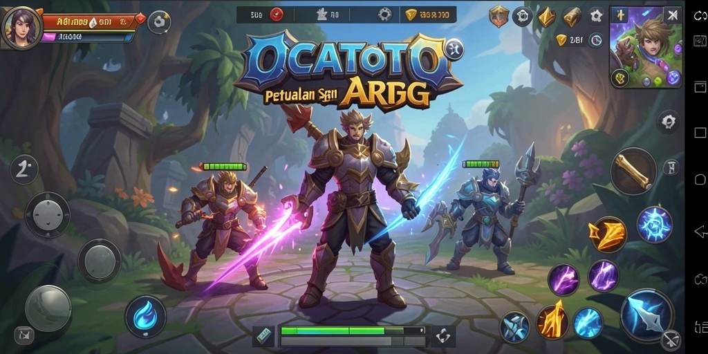 Tampilan gameplay OCATOTO yang menggugah selera dan mendebarkan.