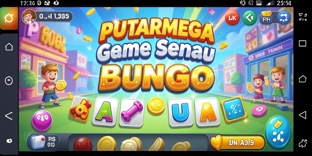 Tampilan gameplay seru PUTARMEGA saat bermain Bingo.