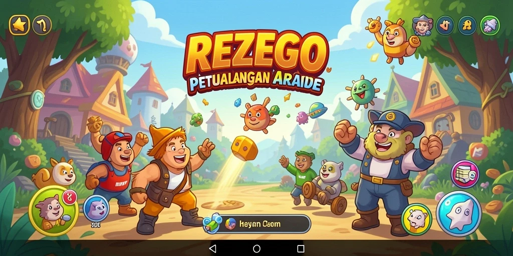 Tampilan gameplay seru dalam REZEGO menampilkan aksi dan tantangan menarik.