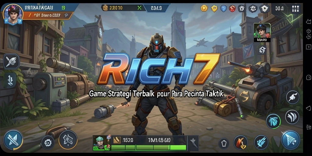 Tampilan gameplay RICH7 yang mendebarkan dan penuh strategi.