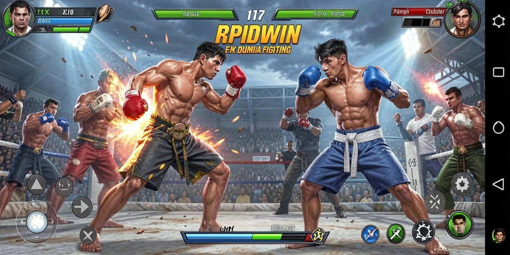 Gameplay intens dan penuh aksi di RPIDWIN.