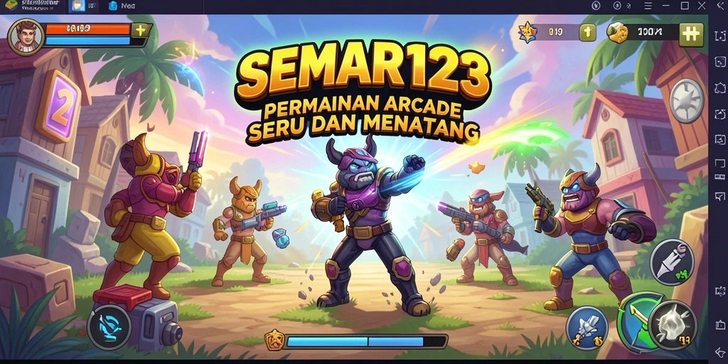 Tampilan gameplay SEMAR123 yang penuh warna dan mengasyikkan.