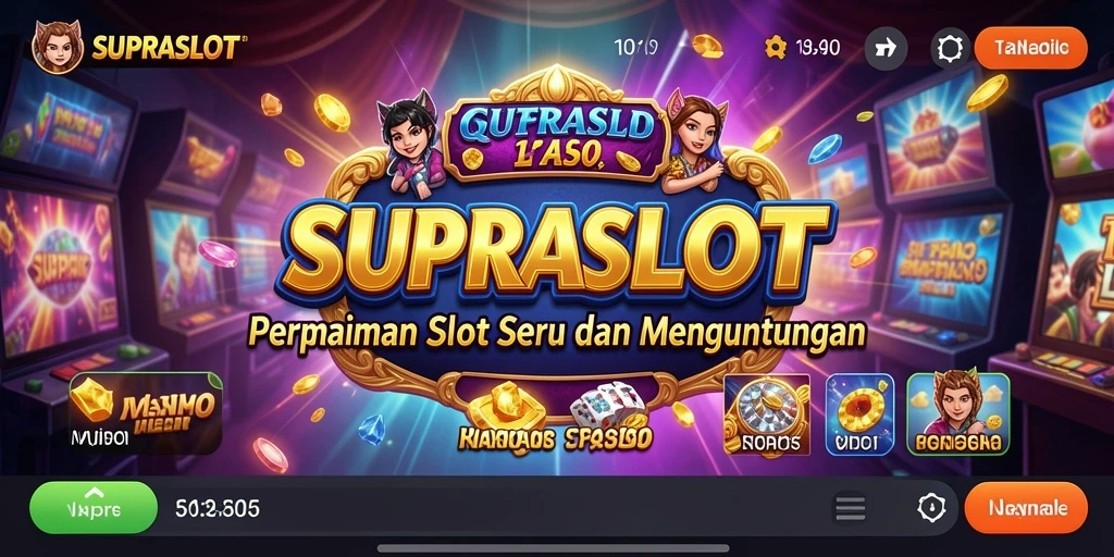 Tampilan gameplay menarik dari permainan Slot SUPRASLOT.
