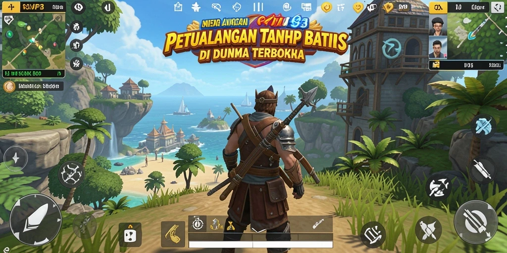 Menampilkan aksi seru dalam dunia terbuka SVIP3.
