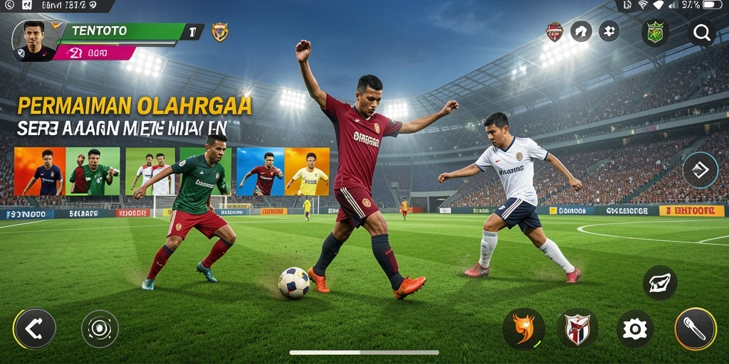 TENTOTO menyediakan gameplay olahraga seru dengan grafis yang menakjubkan.
