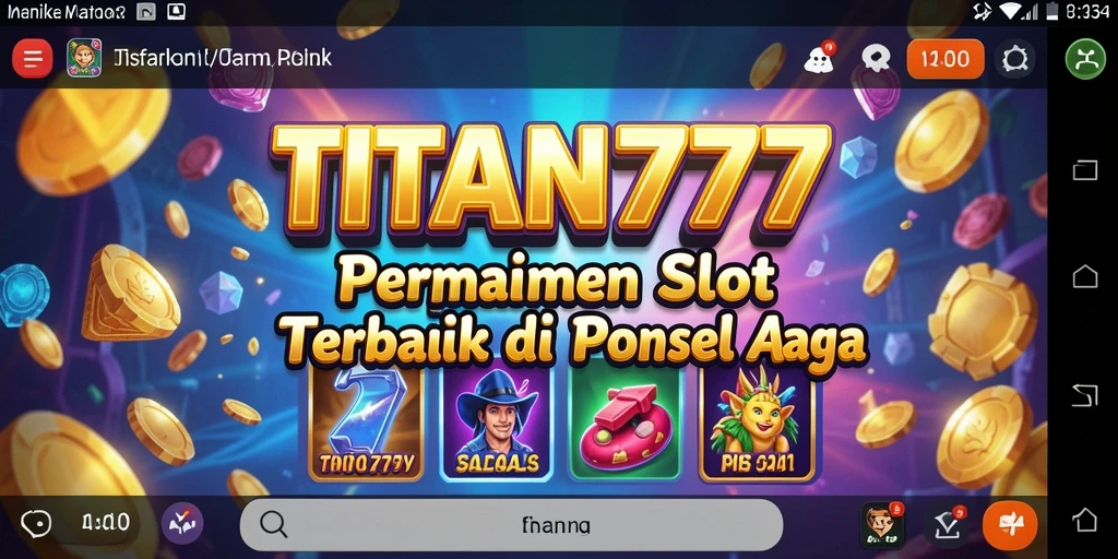 Tampilan gameplay Slot yang menarik dari TITAN777 dengan berbagai tema yang beragam.