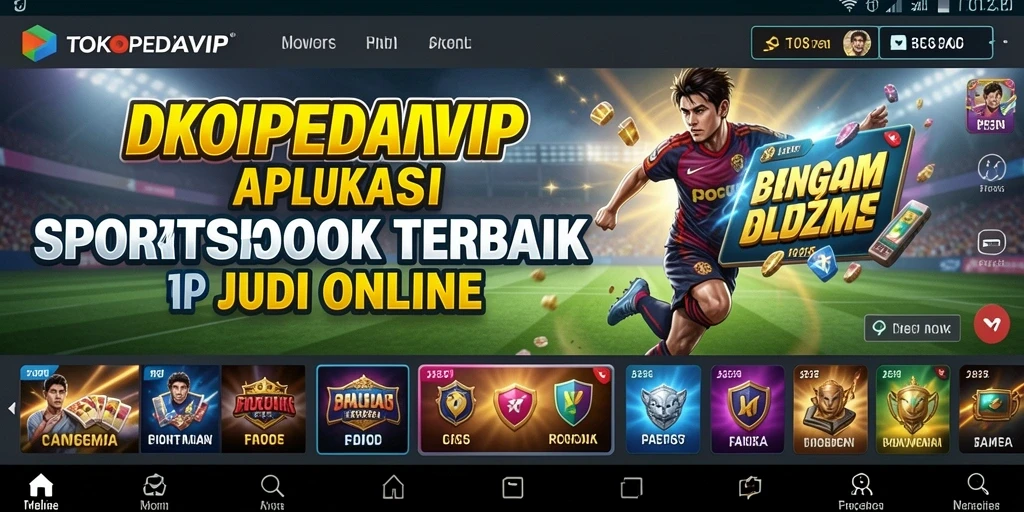 Screenshot utama TOKOPEDIAVIP menunjukkan pengalaman taruhan yang menarik.