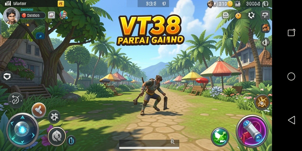 Screenshot menampilkan gameplay VT38 yang menyenangkan dan menghibur.