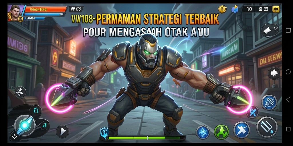 Tampilan gameplay VW108 yang menegangkan dan strategis.