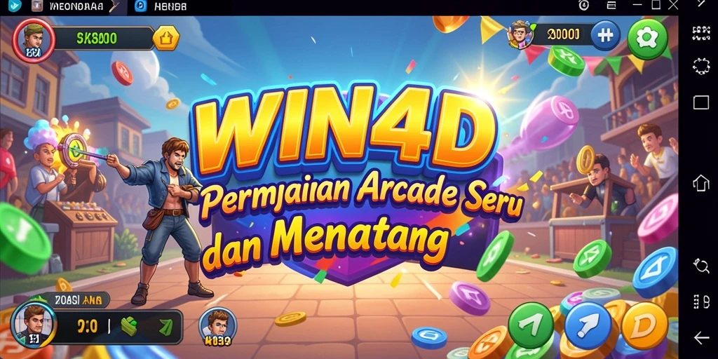 Tampilan gameplay seru dari WIN4D dengan tantangan menarik.